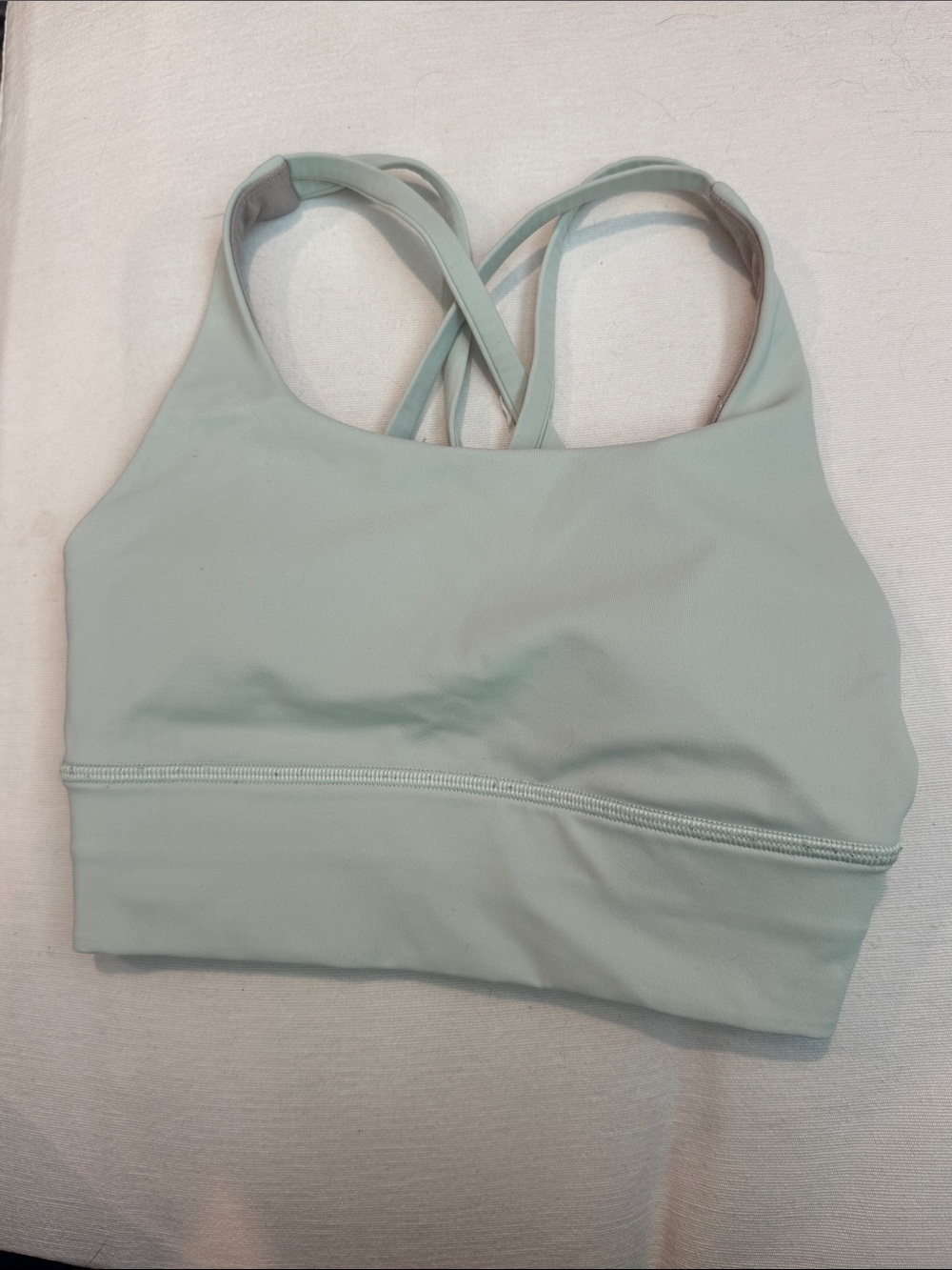 Lululemon Light Sage Energy Longline Bra  size 2